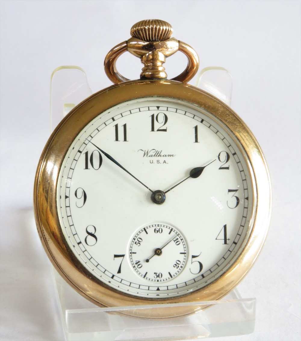 Antique Waltham pocket watch, 1912 View II