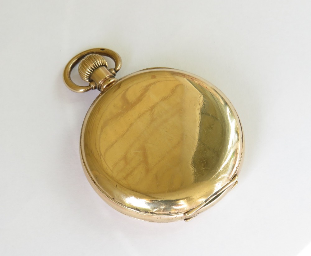 Antique 1917 Waltham Equity full hunter pocket watch View IV