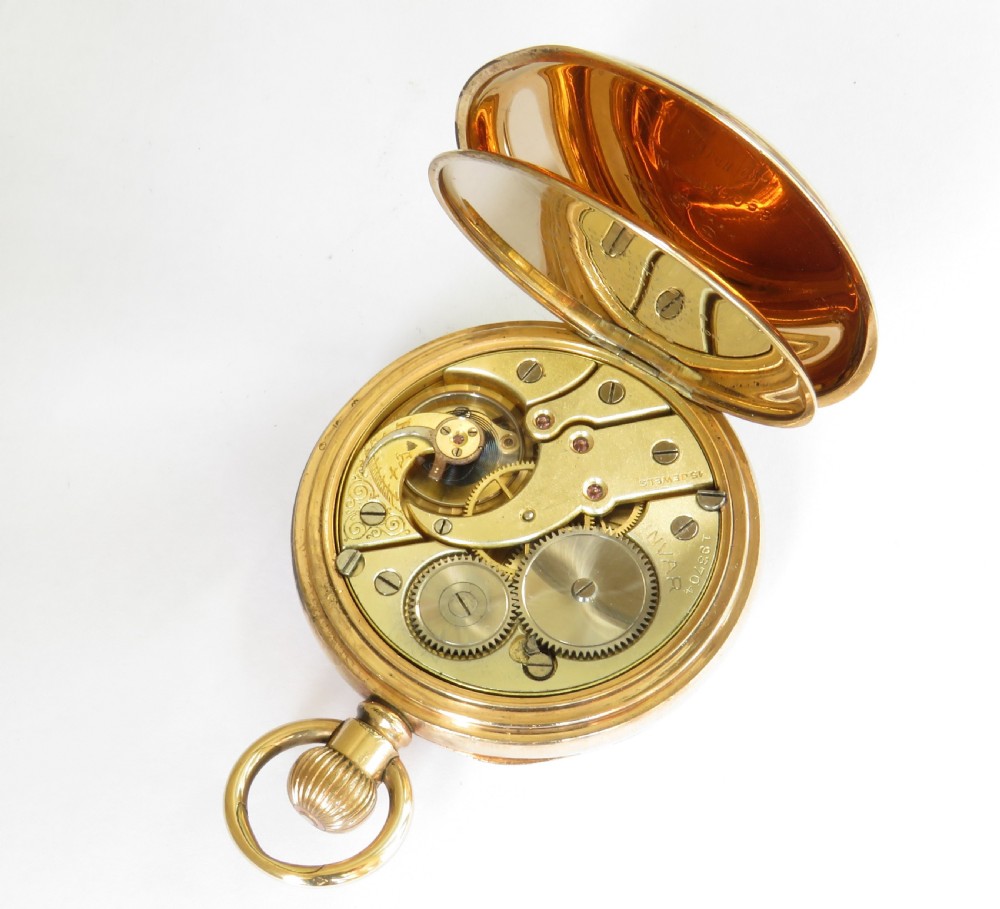 Antique 1930s Invar pocket watch View II