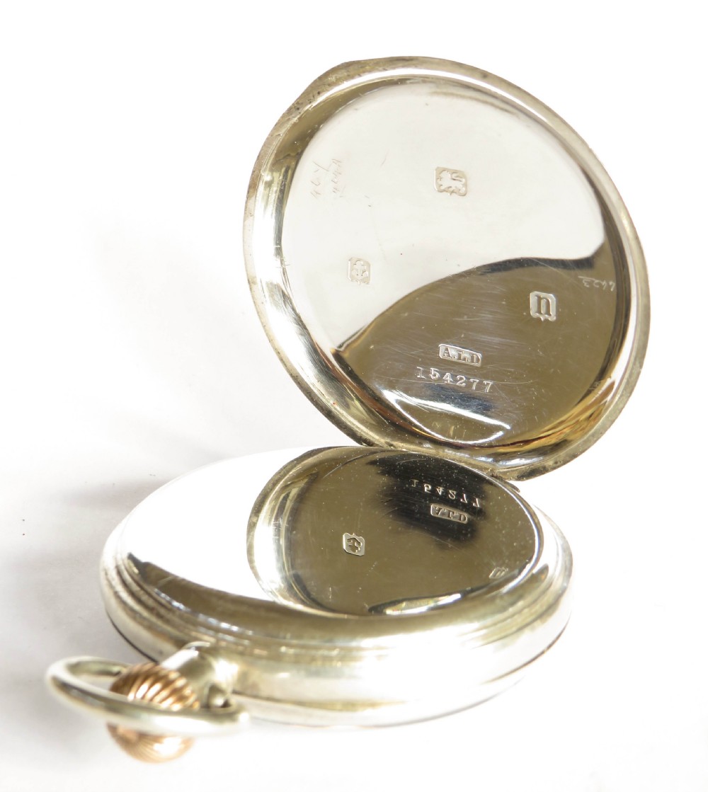 Antique Waltham Traveler pocket watch, 1903 View III