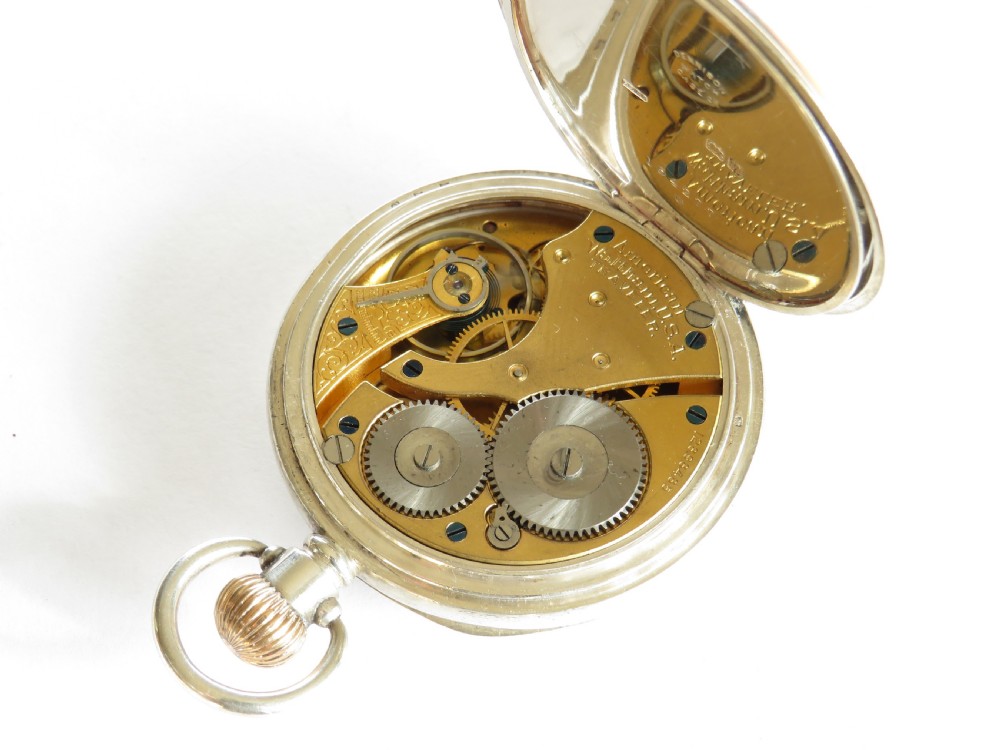 Antique Waltham Traveler pocket watch, 1903 View IV