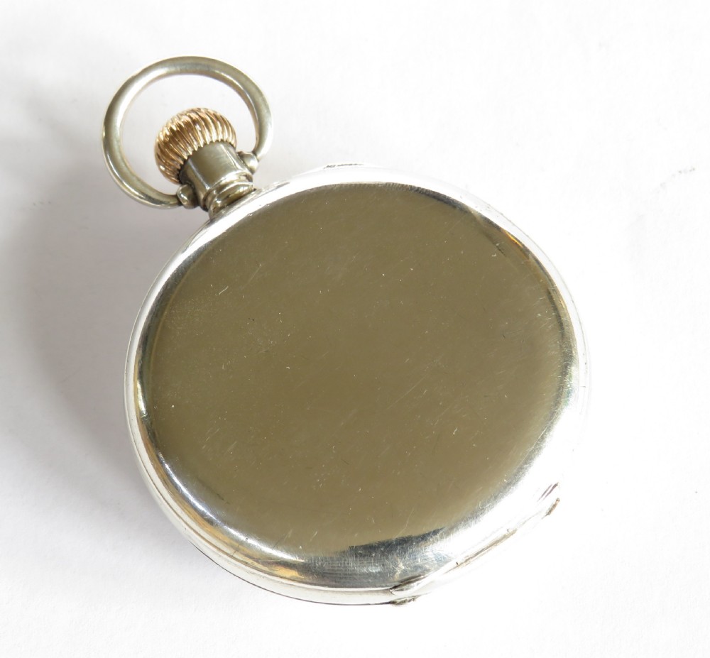 Antique Waltham Traveler pocket watch, 1903 View V