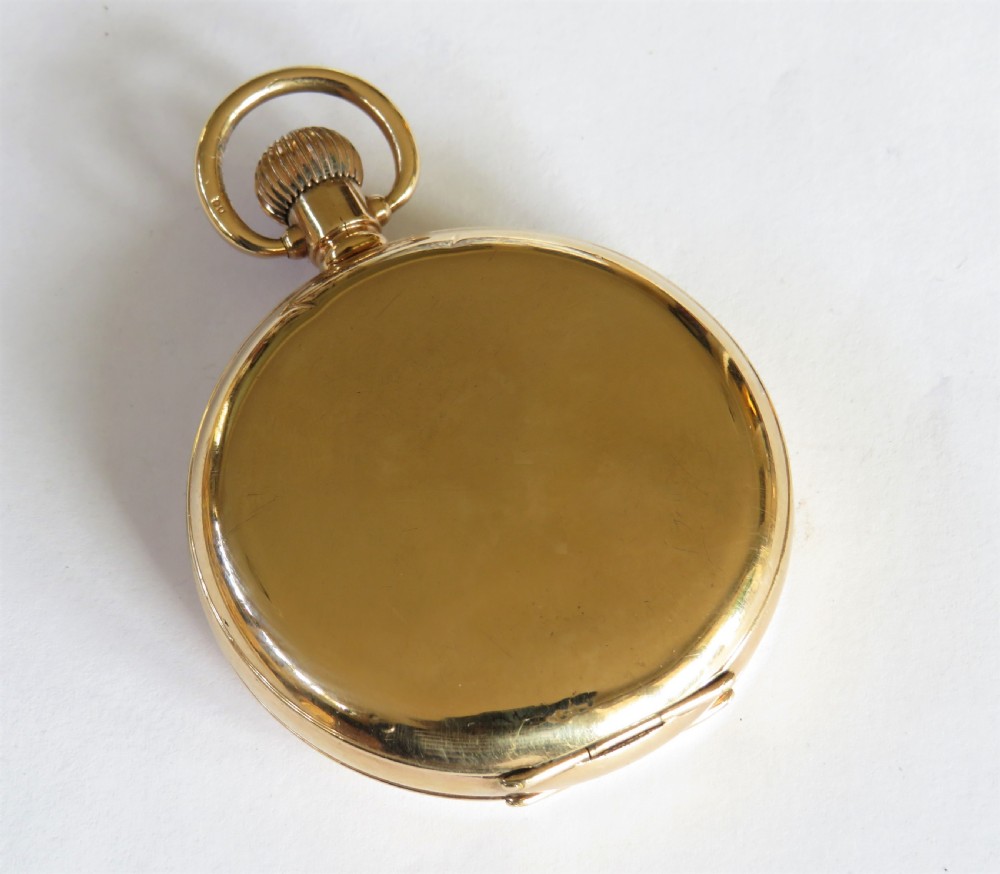 Antique Waltham full hunter pocket watch, 1918 View VI