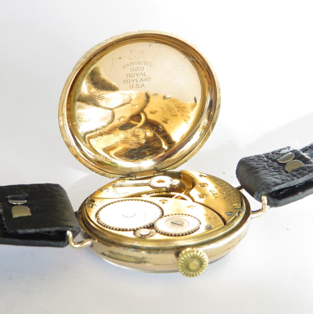 Gents antique Elgin wrist watch, 1923 View IV