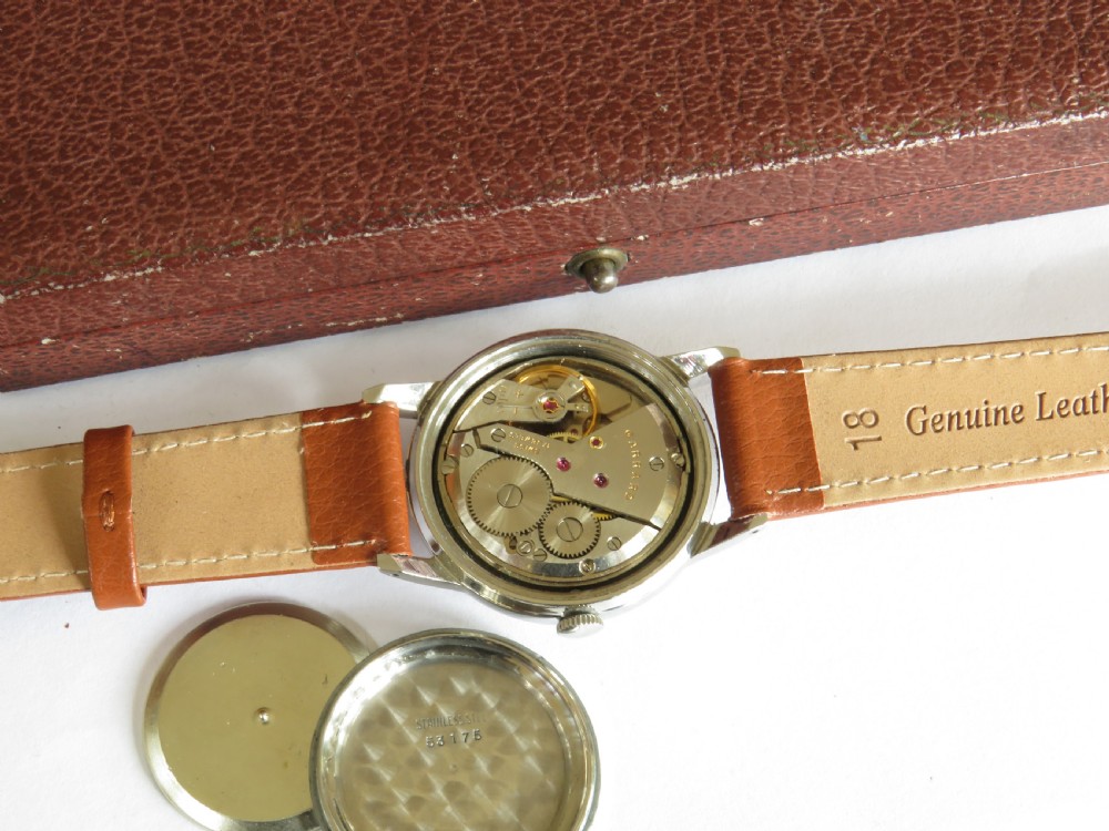 Gents boxed 1960s Garrard wrist watch View IV