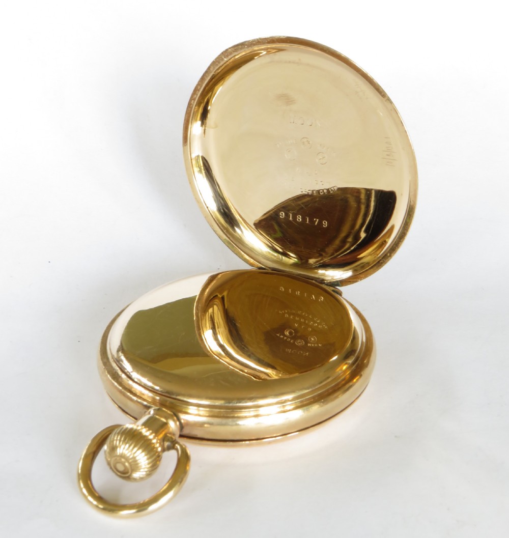 Revue full hunter pocket watch for Whittakers View II