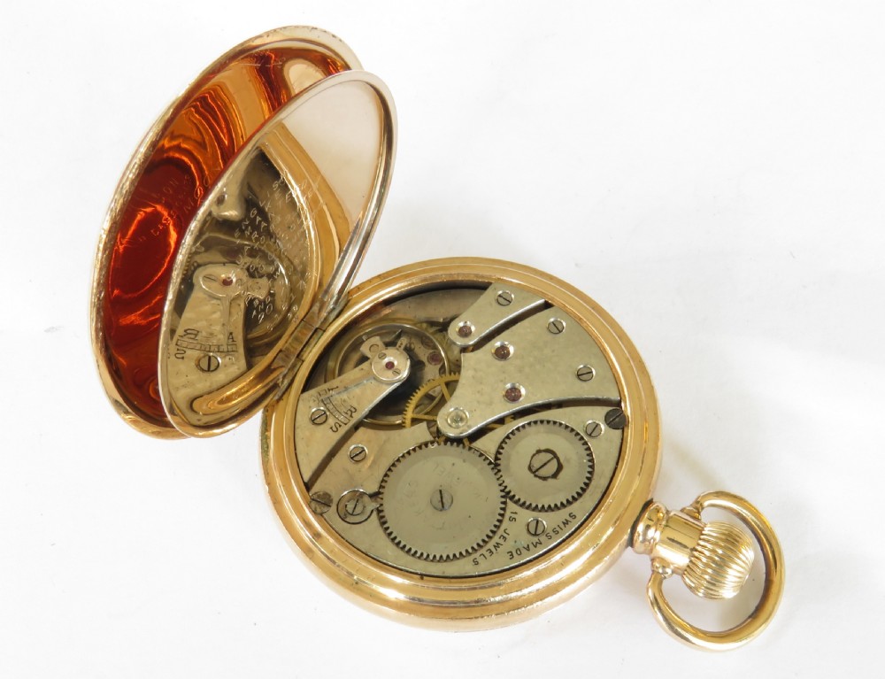 Revue full hunter pocket watch for Whittakers View III