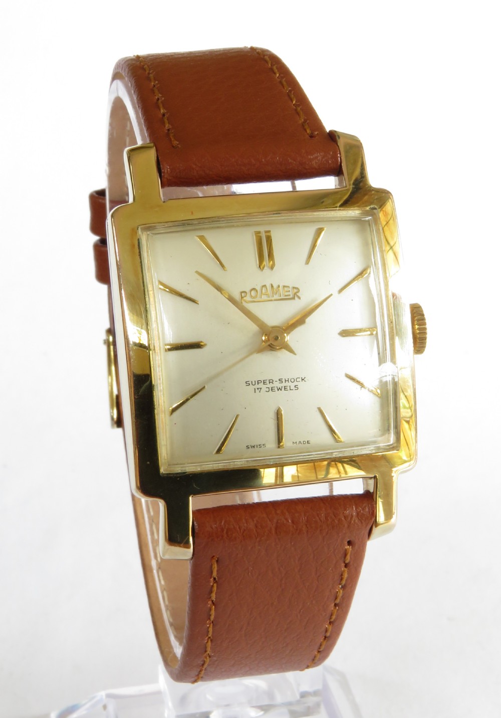 Gents 1950s Roamer wrist watch, super condition View II