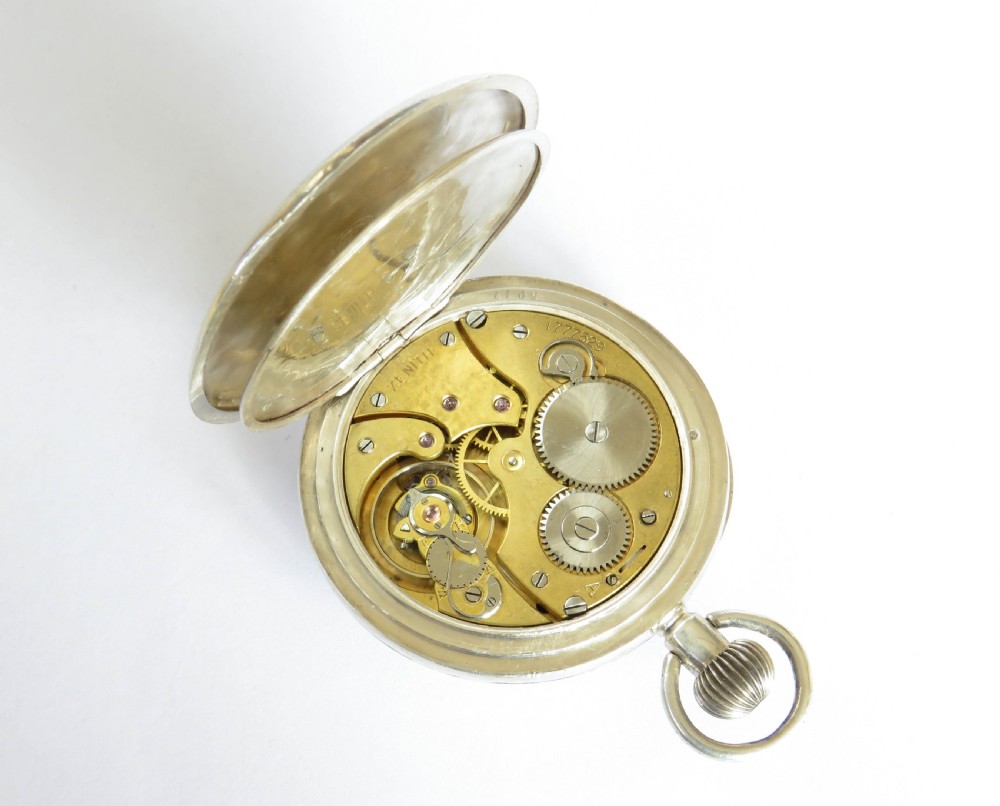 Antique Zenith pocket watch, c1914 View III