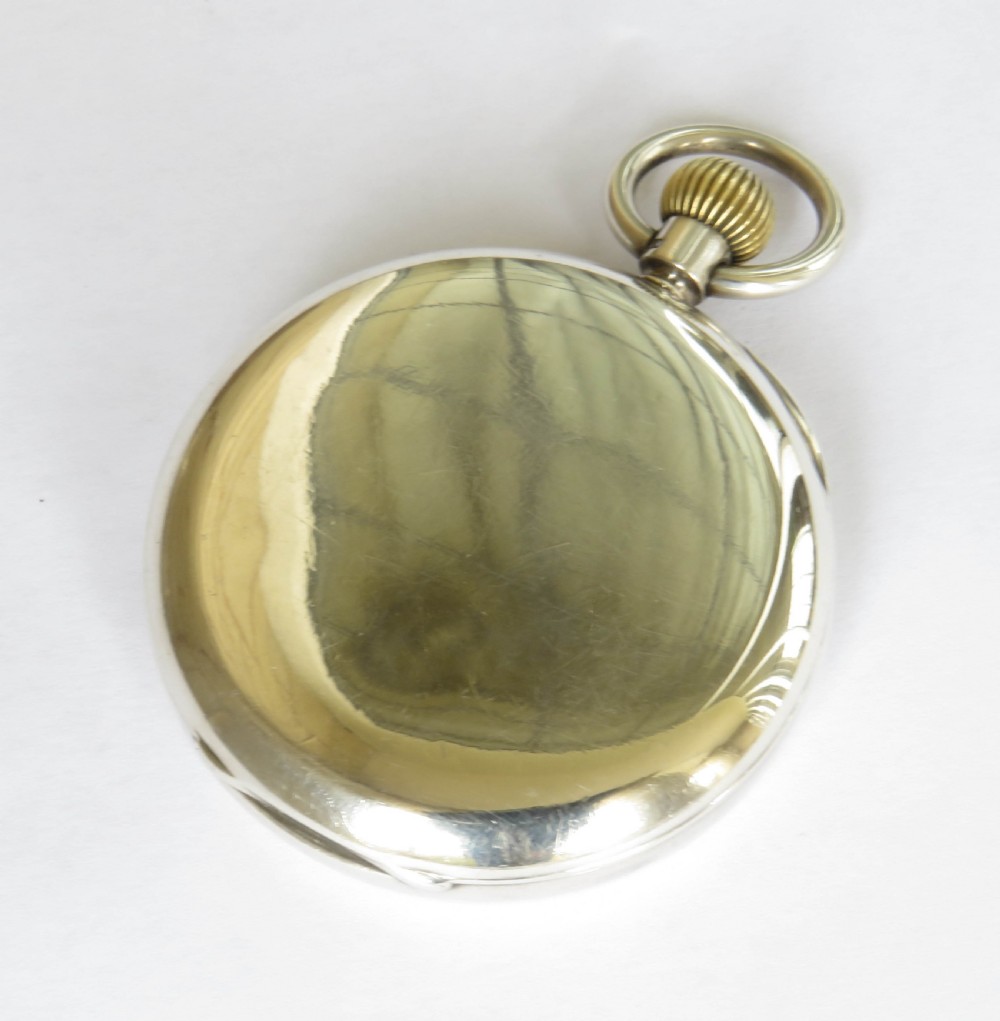 Antique silver English Lever pocket watch by Wright & Craighead View V