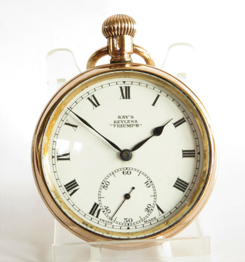 Kays Keyless “Triumph” pocket watch View II