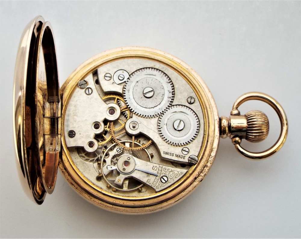 1930s Cyma pocket watch. View IV