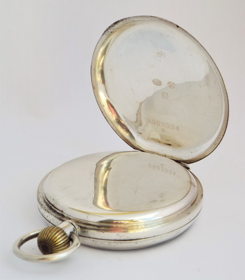 Antique  Orta silver pocket watch. View III