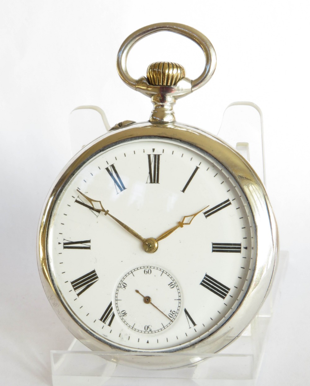 Antique Orion silver pocket watch by Brandt & Hofmann