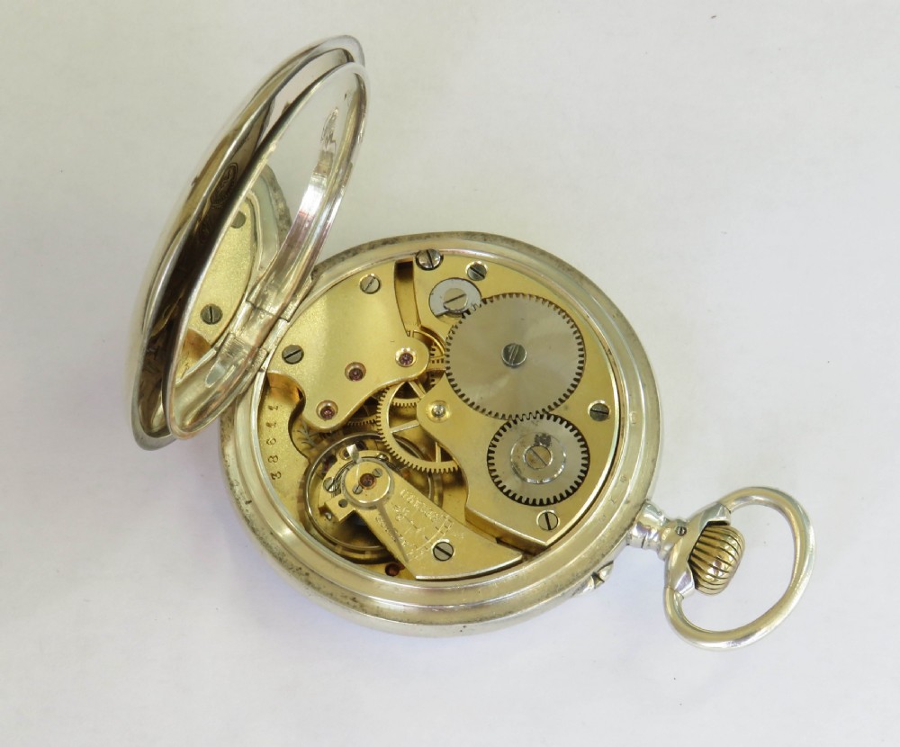 Antique Orion silver pocket watch by Brandt & Hofmann View V