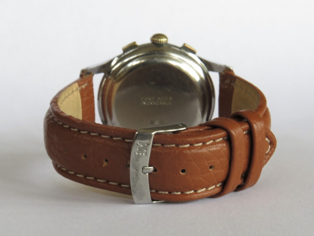 Gents 1950s “Silver” chronograph wrist watch by Antoremi View III