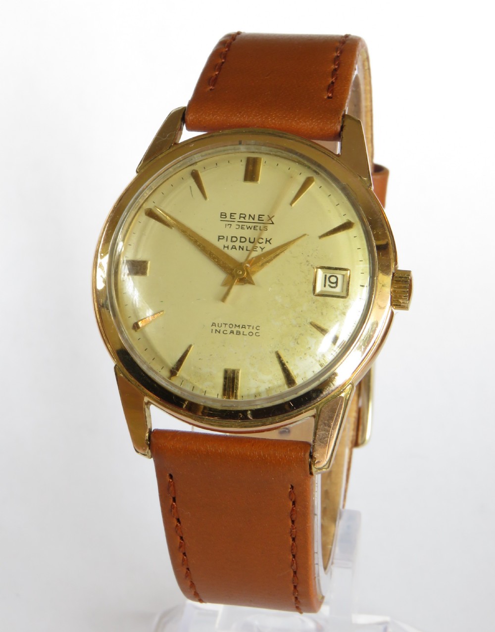 Gents 1950s Bernex automatic wrist watch