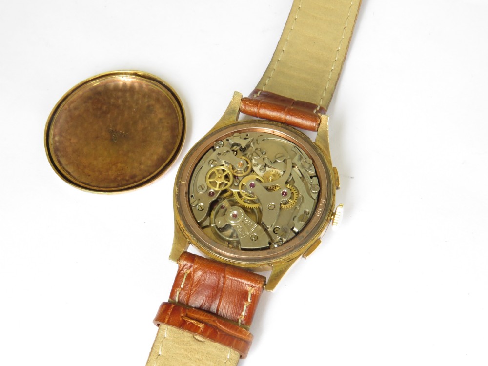 Gents 1950s Mohan chronograph wrist watch View III