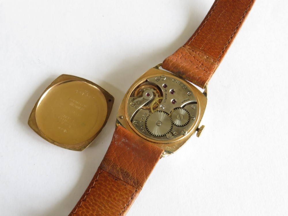 Gents Omega wrist watch, c1937 View IV