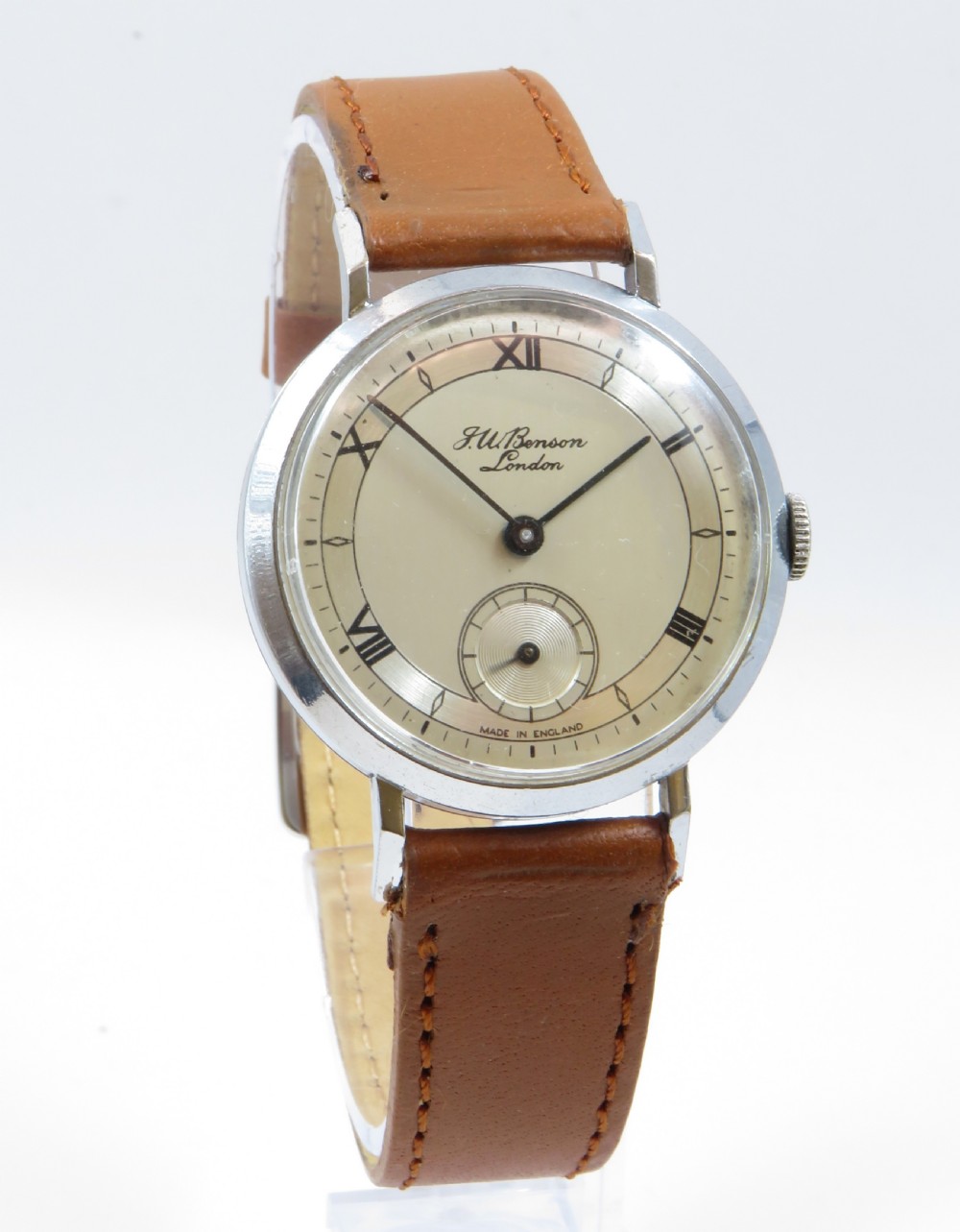 Gents 1950s Smiths wrist watch for J W Benson View II