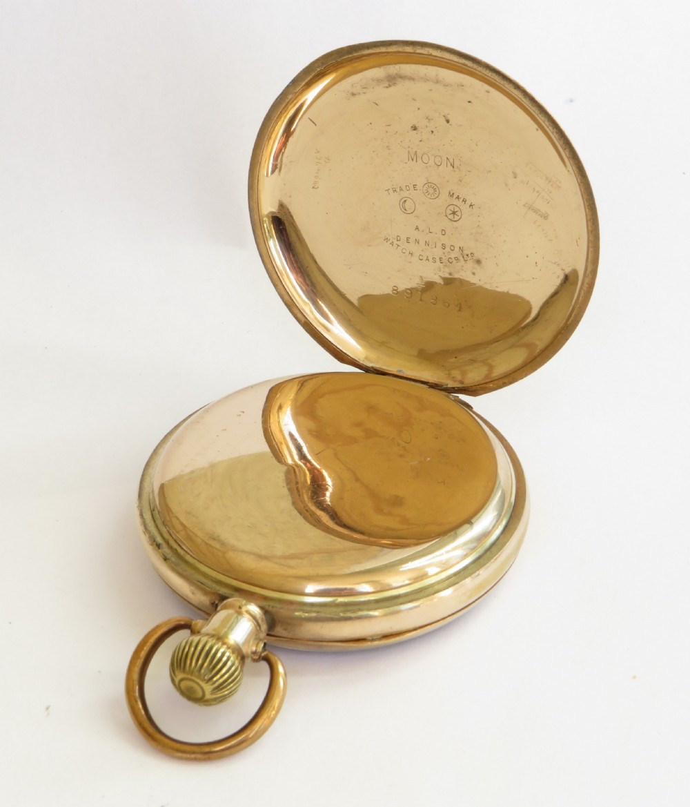 1922 Waltham stem winding pocket watch View III