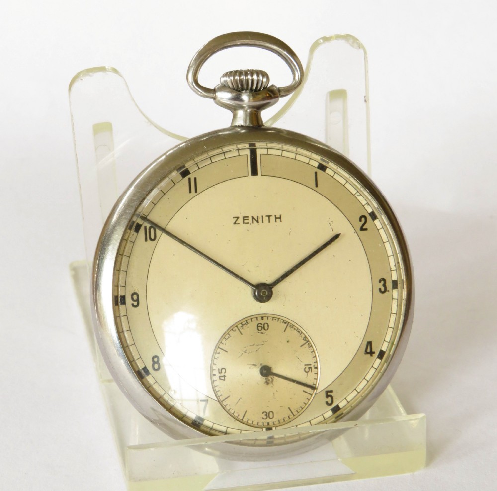 1930s Zenith pocket watch View II