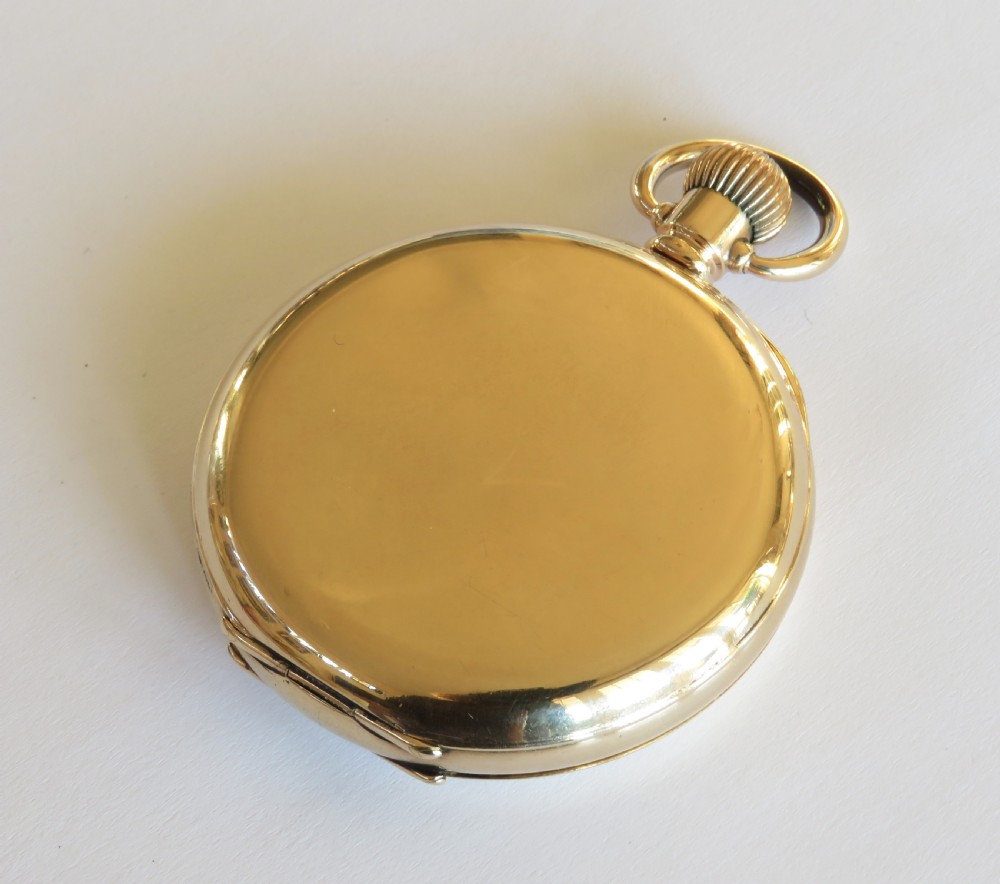 Antique Waltham Vanguard railroad pocket watch, 1904 View V