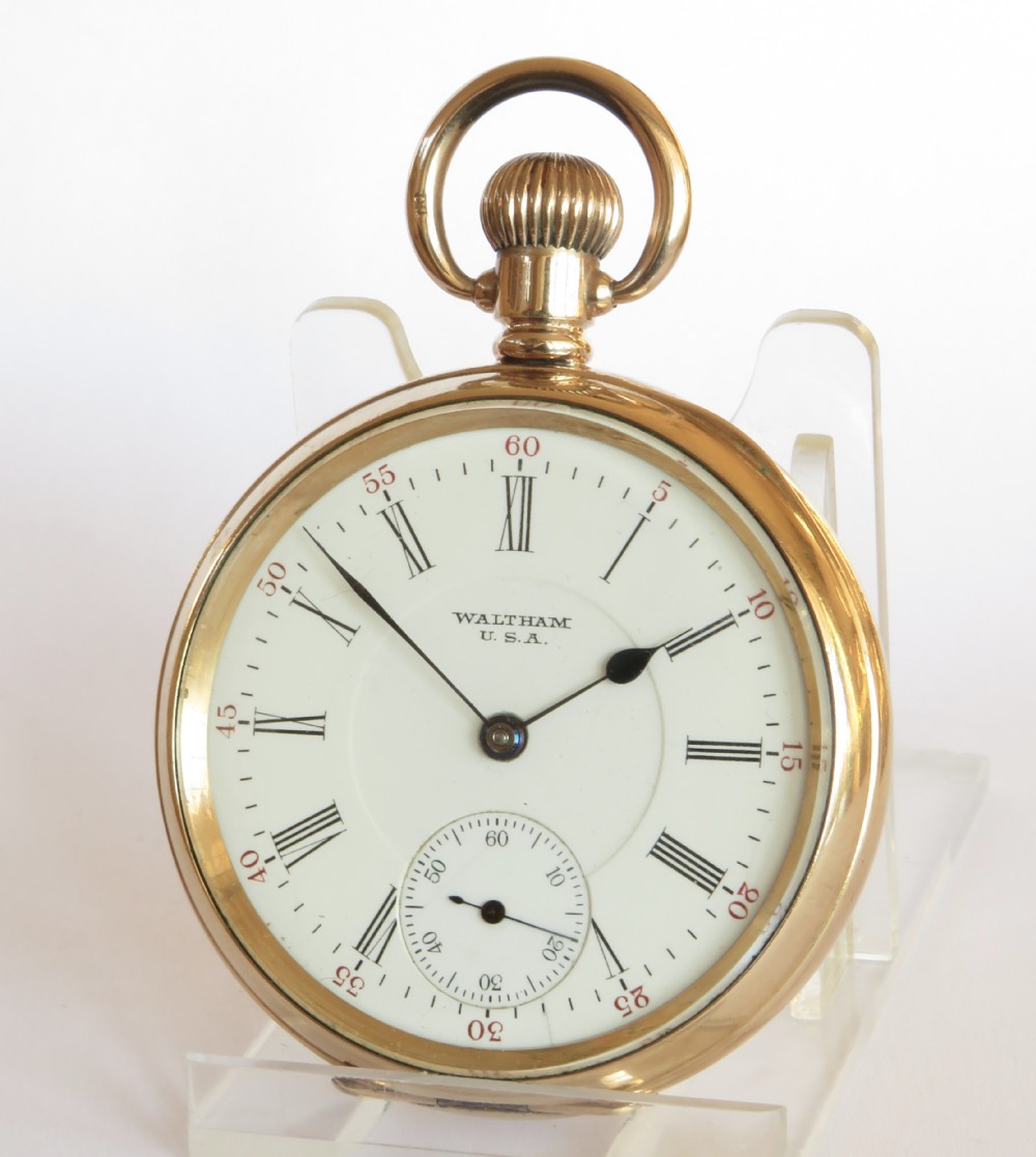 Antique Waltham Vanguard railroad pocket watch, 1904