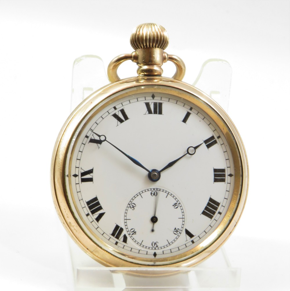 1920s Buren stem winding pocket watch View II