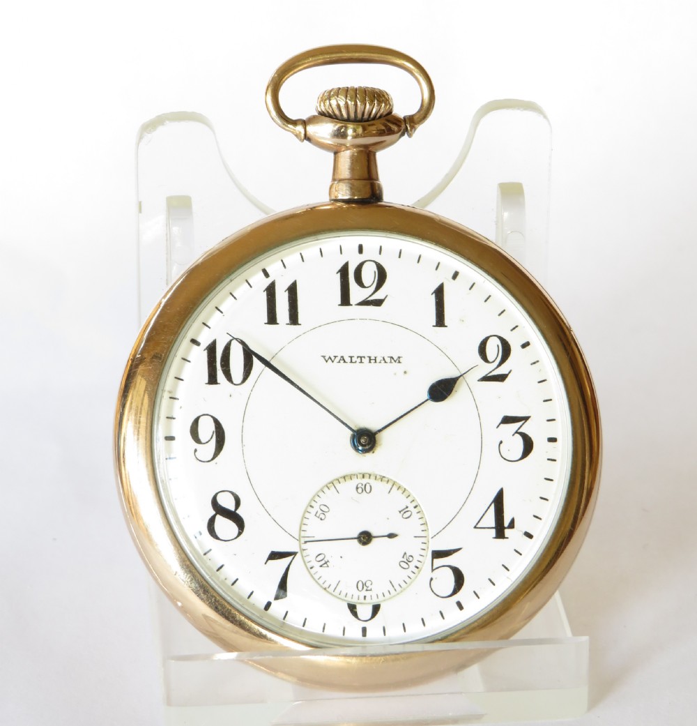 Antique Waltham pocket watch, 1913 View II
