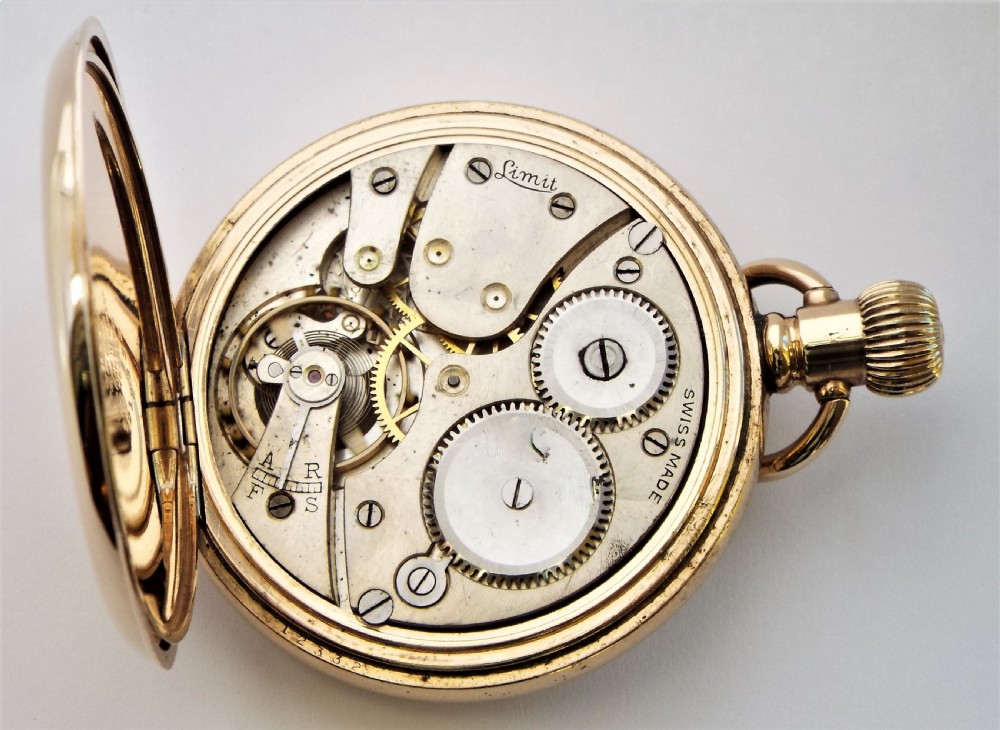 .A 1920s Limit half hunter pocket watch. View VI