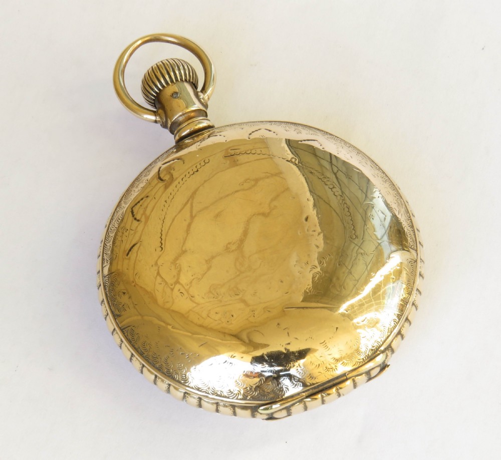 Antique Waltham full hunter pocket watch.1896 View III