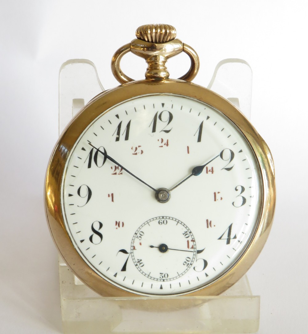 Vintage 1920s Swiss pocket watch View II