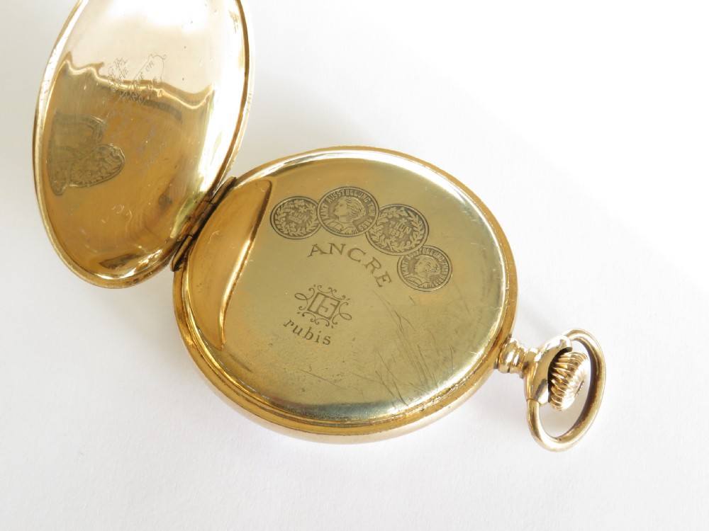Vintage 1920s Swiss pocket watch View III