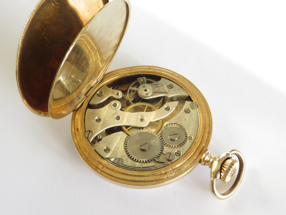 Vintage 1920s Swiss pocket watch View V