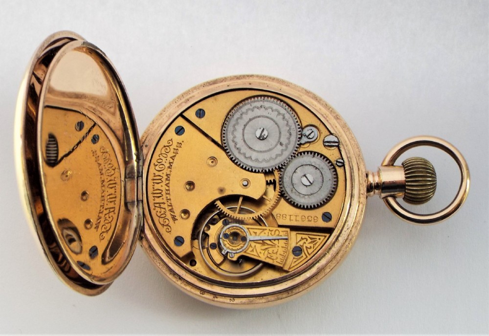 1894 Waltham pocket watch, Masters Rye. View V