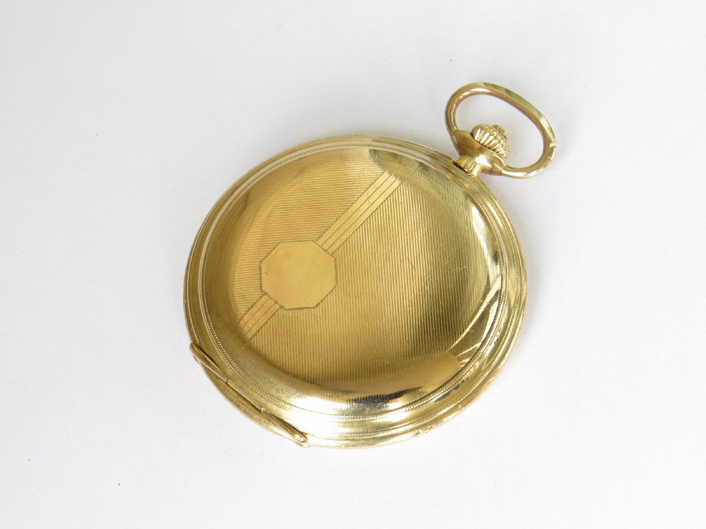 1940s Junghans full hunter pocket watch View V