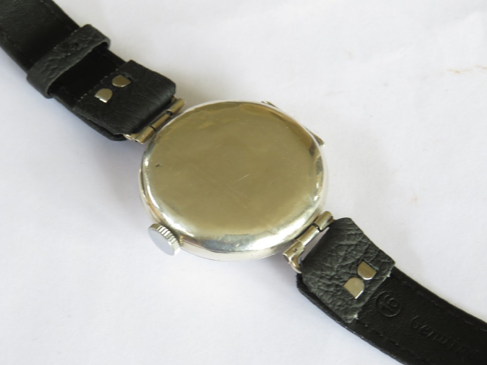 WW1 era silver Marvin wrist watch, 1915 View IV