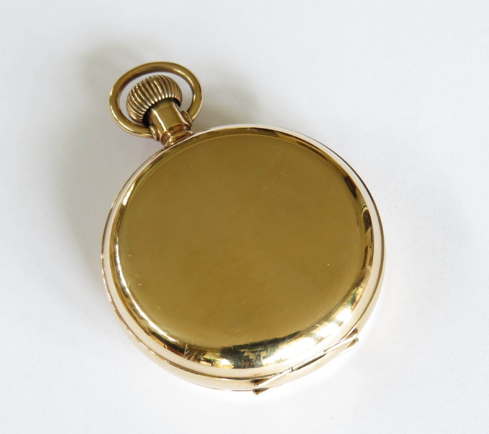 Antique J W Benson full hunter pocket watch View V