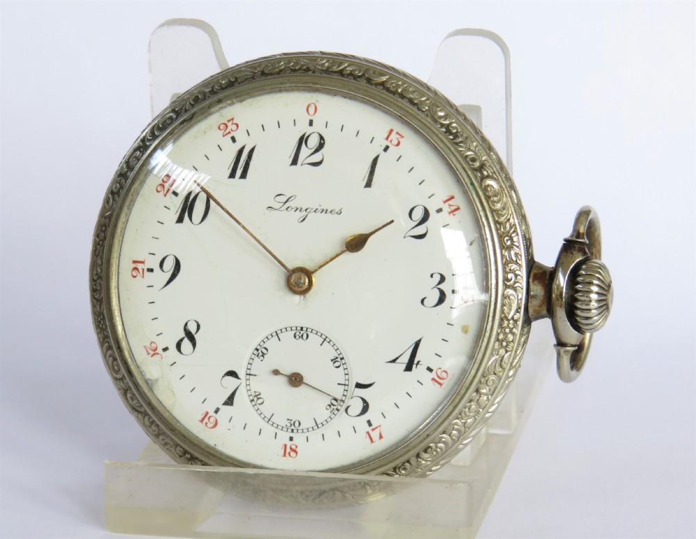 Antique Longines pocket watch, 1919