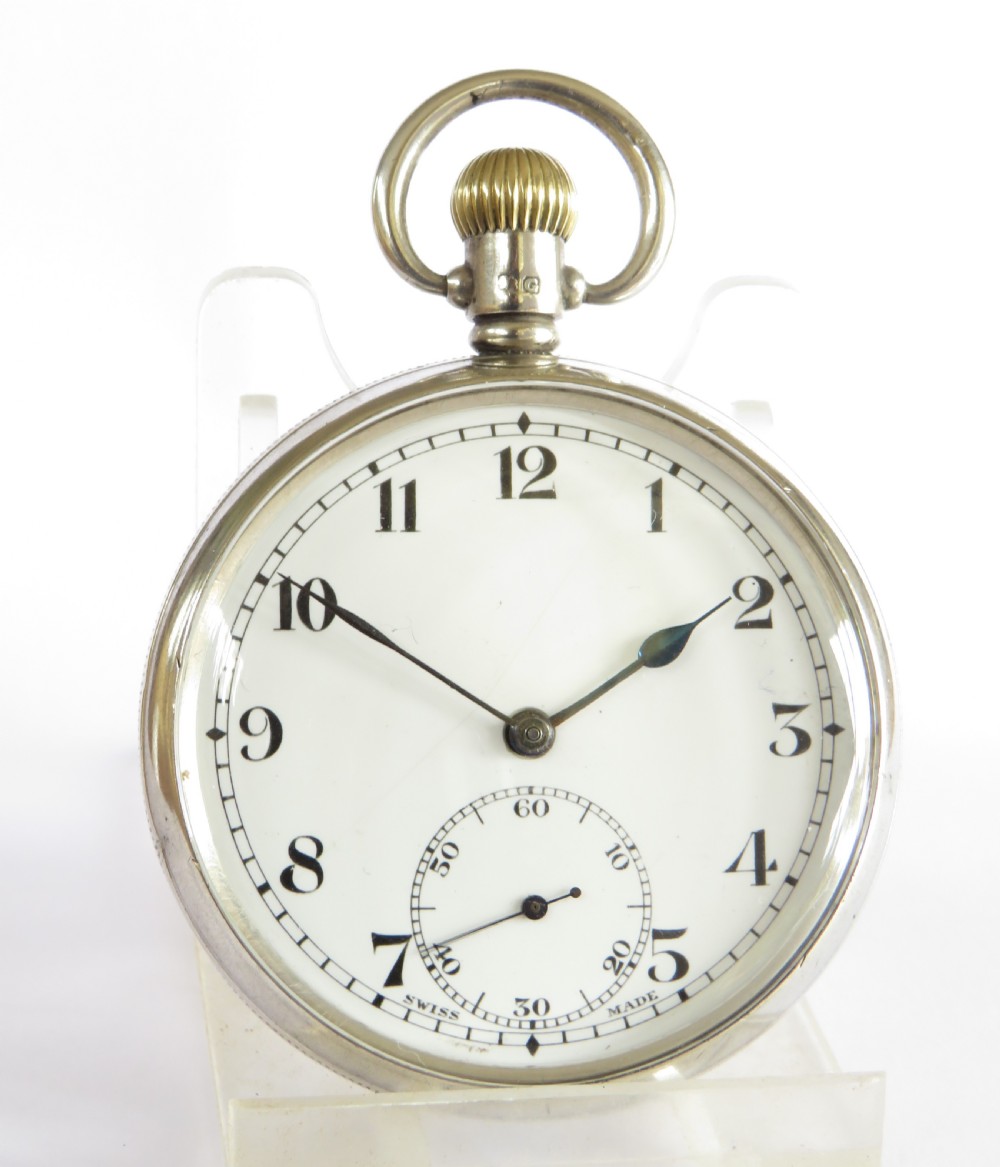 Silver Revue pocket watch, 1931 View II