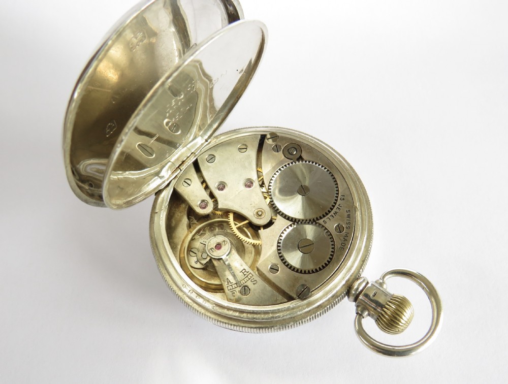 Silver Revue pocket watch, 1931 View III