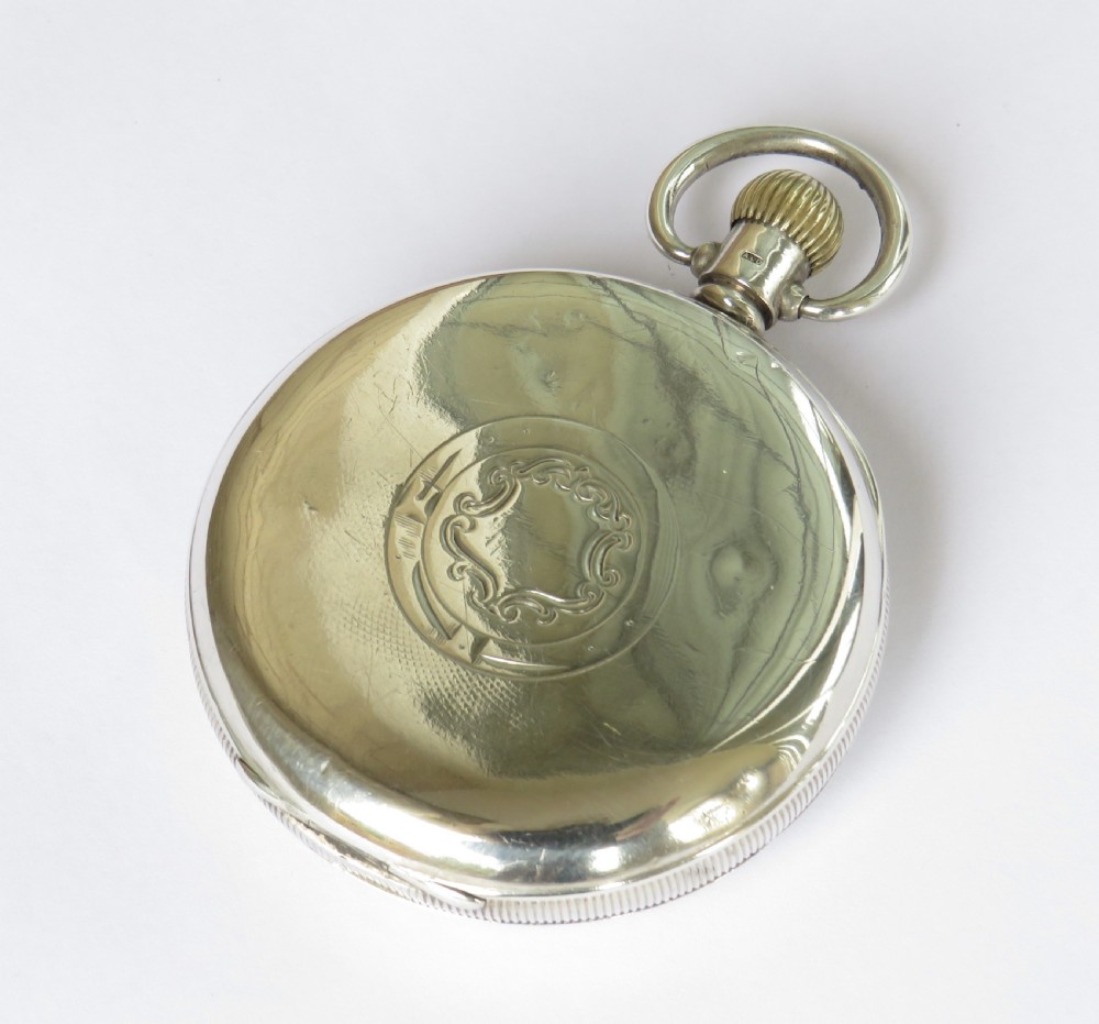 Silver Revue pocket watch, 1931 View V