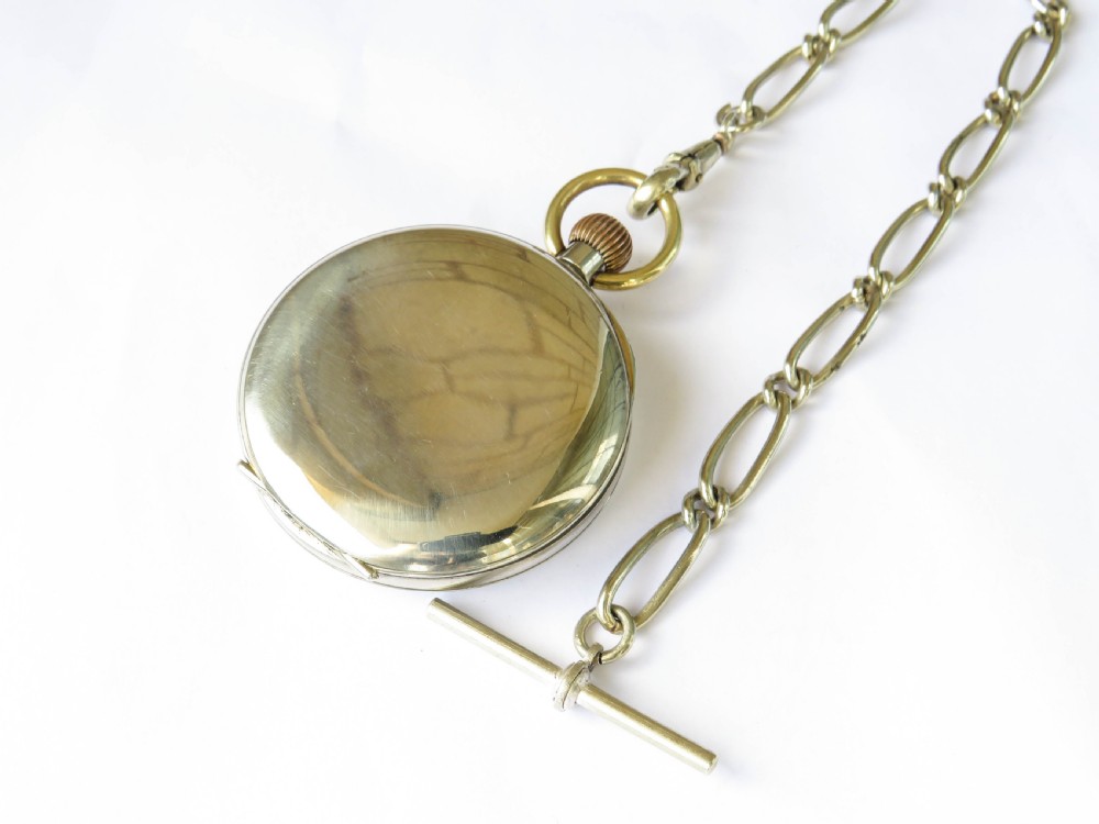 Antique pocket watch and chain View V