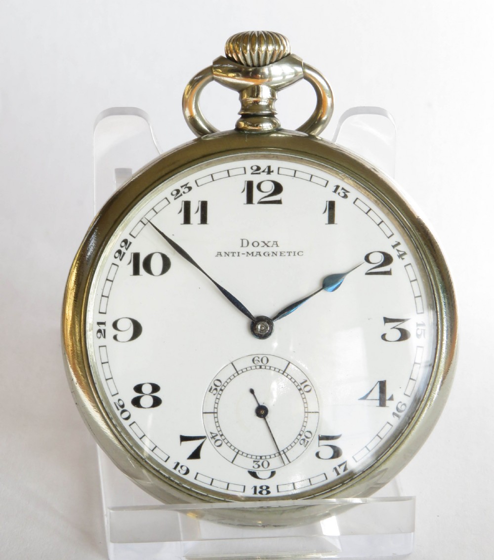 Antique Doxa pocket watch, c1910 View II