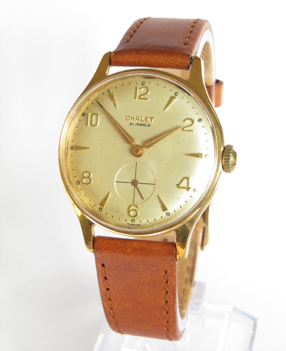 Gents 1950s Chalet wrist watch