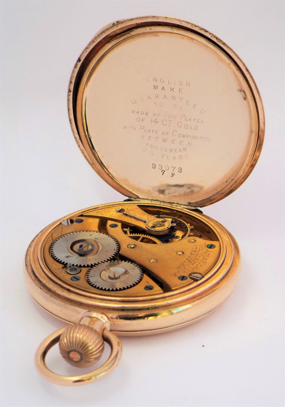 Waltham Traveler full hunter pocket watch, 1904. View V