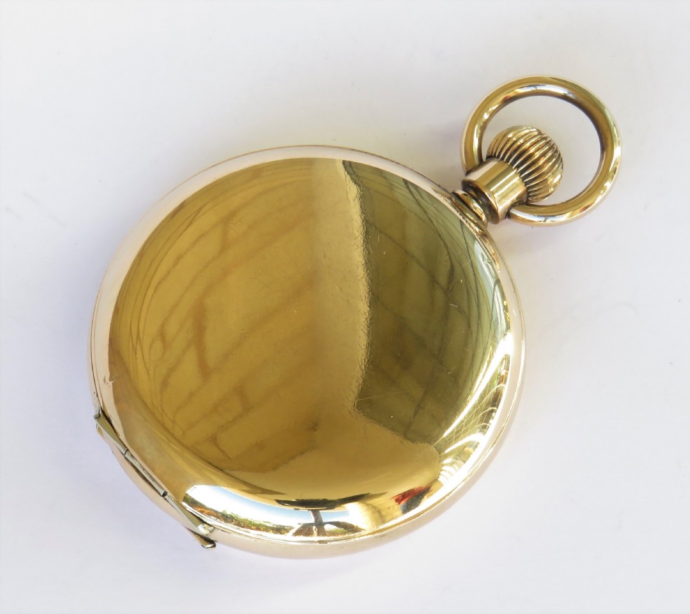 Antique J W Benson full hunter pocket watch View IV
