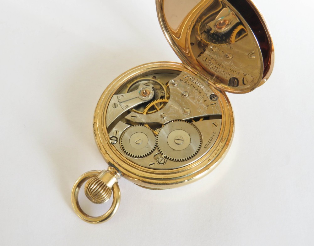 Antique Waltham pocket watch, 1926 View IV