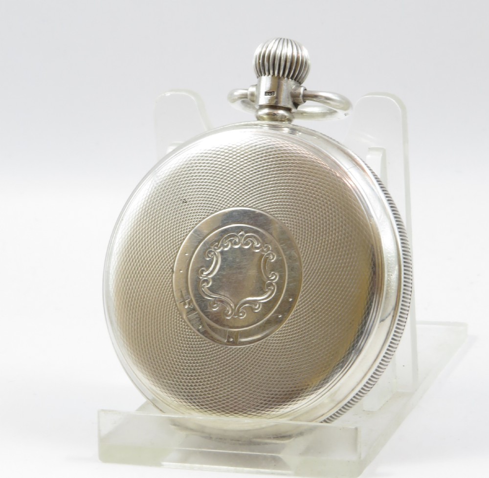 Silver Cyma pocket watch, 1935, super condition View V